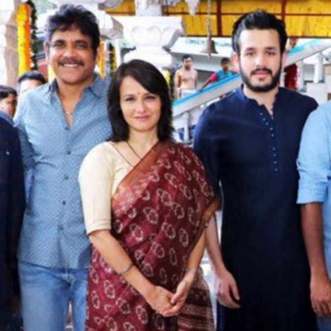 Nagarjuna launches son Akhil Akkineni's fourth film in a grand event