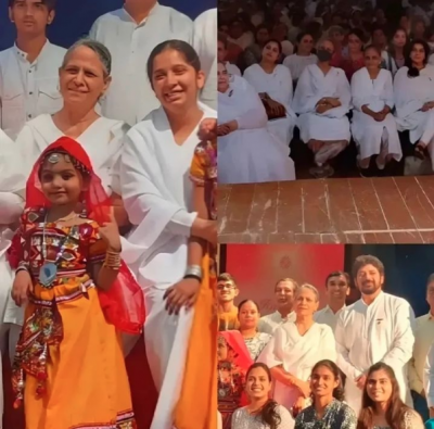 Sidharth Shukla's mother Rita Shukla attends an event with Brahma Kumaris