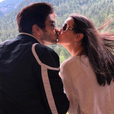 Sanaya Irani kisses Mohit Sehgal to make his birthday special