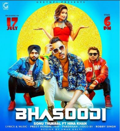 Hina Khan releases poster of Bhasoodi, her music debutant