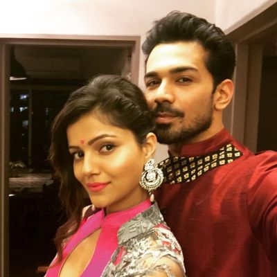Rubina and Abhinav’s wedding reception card picture is out