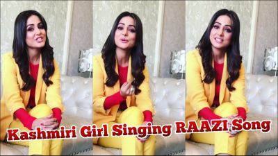 Watch! Hina Khan singing 'Dilbaro' from Raazi