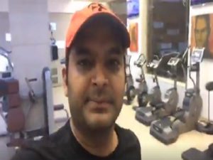 Kapil Sharma at the gym after Four months