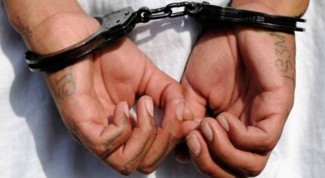 Police arrested four persons who were allegedly trying to loot trucks