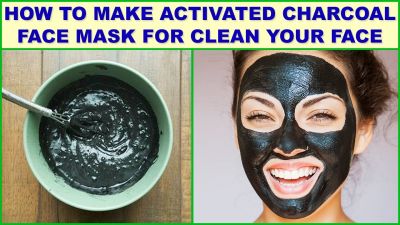 Make charcoal face pack at home, your skin will be stains-free