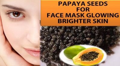 For facial glowing skin apply these papaya seeds face mask