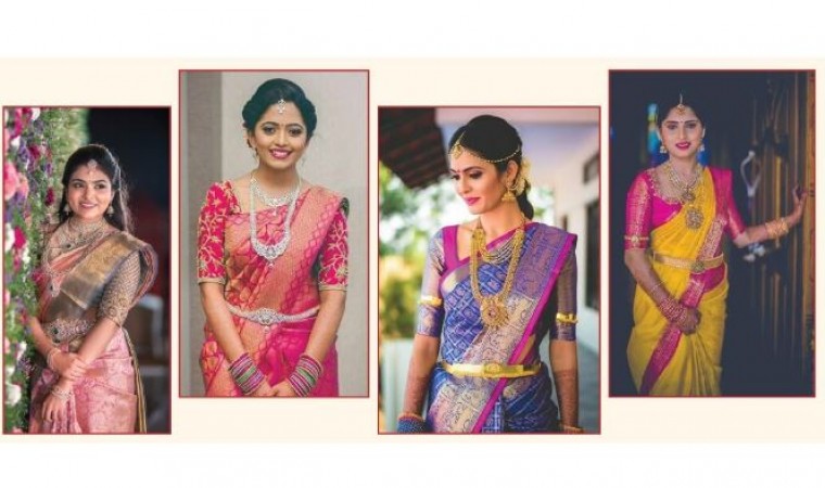 Wear such a saree according to your height and health after marriage, you will look different