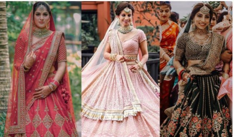 If the color is dark, then the lehenga of these colors will be worn in the wedding, it will look most beautiful.