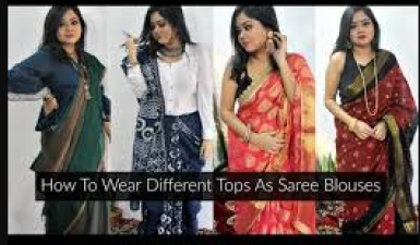 Replace blouse with saree in these different styles, Read here!