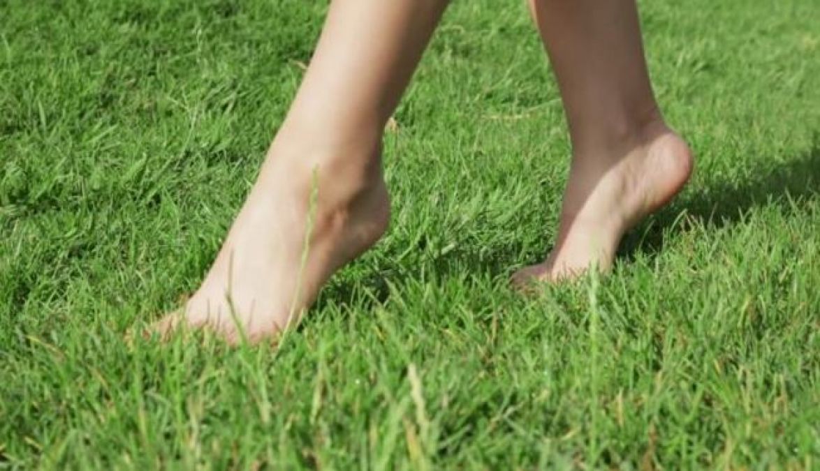 Walk Barefoot On Grass And Avoid These Diseases Newstrack Hindi 1