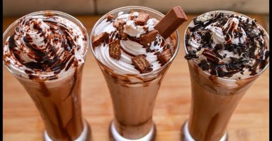 Chocolate milk shake seems to be the most delicious in the summer