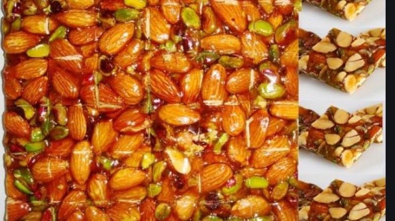 Prepare dry fruits chikki before Makar Sankranti