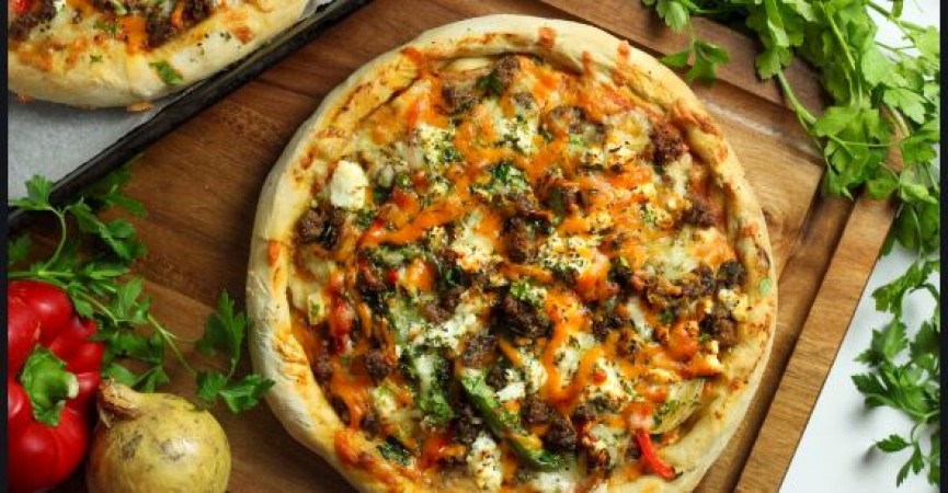 Pizza made from left over rotis at home, the easiest method is 