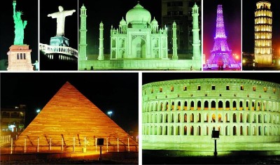 Here is Seven Wonders of the World recreated in Kolkata's Eco Park