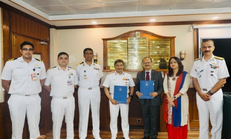 DST sings MoU Indian Navy in developing secure maritime communications ...