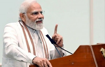PM lays foundation stone of Shrimad Rajchandra Mission's projects