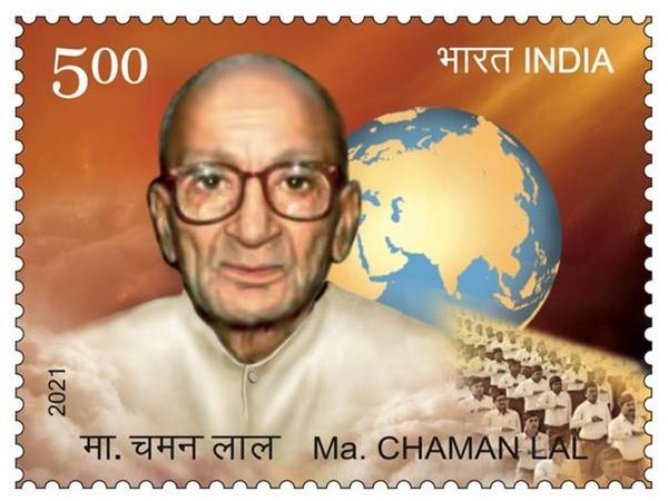Venkaiah releases postage stamp on Mananiya Chaman Lal