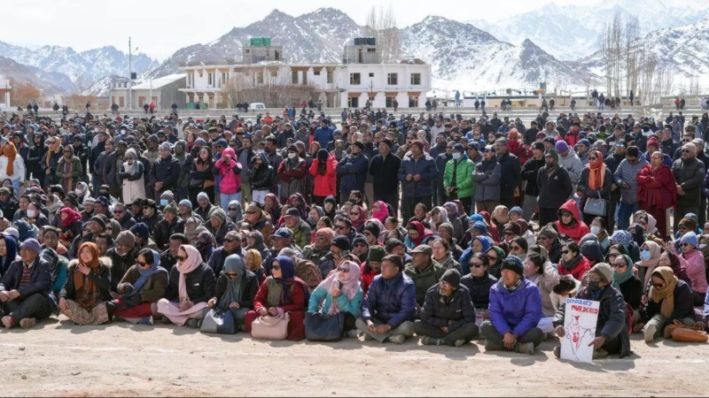 Kargil: Protests in Ladakh for statehood, special status under sixth schedule