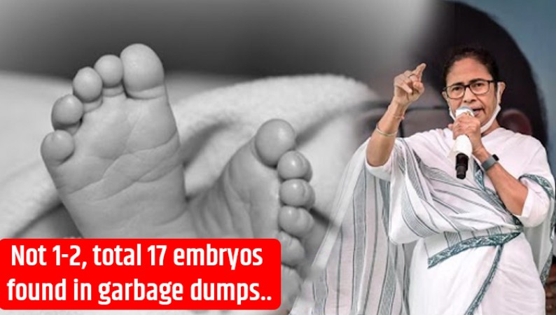 'Not 1-2, total 17 embryos found in garbage dumps..' incident embarrassing Bengal