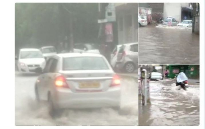 Delhi Rains: Heavy Spell Lash Parts Of National Capital InTuesday ...