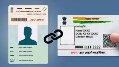 Govt Yet to Begin Aadhaar Card-Voter ID Linking: Law Ministery