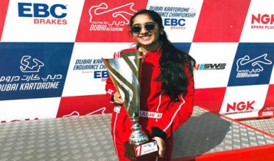 Aashi Hanspal grabs 2 podium finishes in Karting Championship