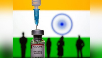 भारत में 165 करोड़ लोगो को टीका लगाया गया