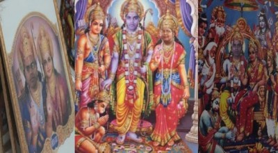 In place of Ram-Sita, BHU professor put up a picture of himself and his wife