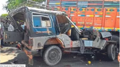 Gujarat Shocker! 7 die as jeep rams into truck in Patan district