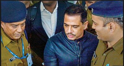 After skipping the summons, Robert Vadra present before ED today to face questioning