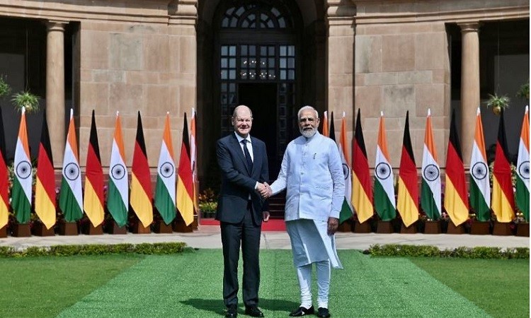 PM Modi holds talks with German Chancellor at Delhi's Hyderabad House