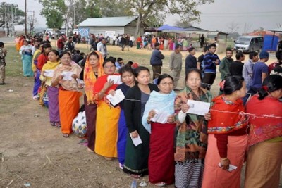 In the first phase of voting, 8.94% of voters turned out in Manipur elections
