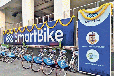 TN CM inaugurates 1000 electric and next generation bicycles towards Cycle sharing system