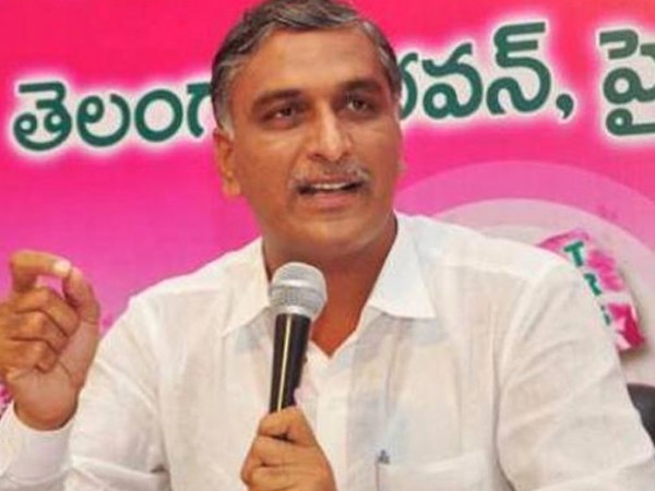TRS party leader and Finance Minister Harish Rao celebrating his birthday today