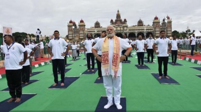 योग भारत की देन , हमे इसपर  गर्व : पीएम मोदी