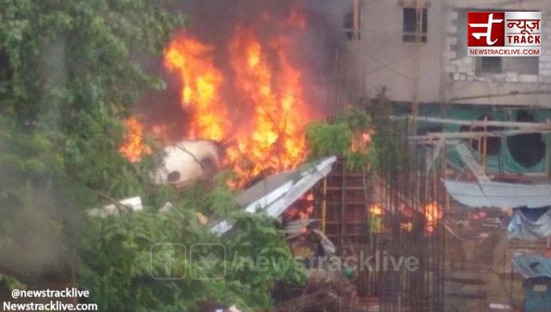 UP Govt chartered plane crashed near Jagruti building in Ghatkopar
