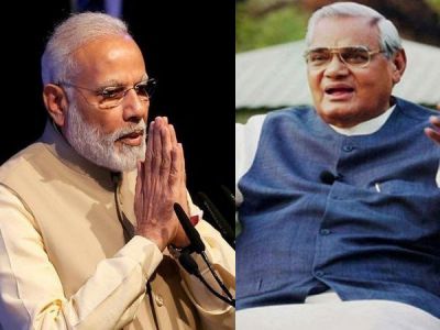 Modi visits Vajpayee at AIIMS after inauguration of National Centre for Aging