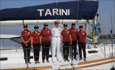 INSV Tarini led by all-women crew reaches Cape Town