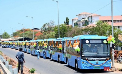Goa gets 20 new E-Buses under Smart City scheme