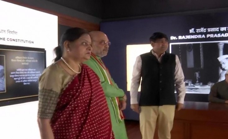 Home Minister Amit Shah visits Pradhanmantri Sangrahalaya'