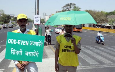 Delhiites again faces odd-even road rationing scheme
