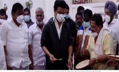 एमके स्टालिन ने चेन्नई में वर्षा प्रभावित क्षेत्रों का किया दौरा, बाढ़ प्रभावित लोगों के प्रति व्यक्त की संवेदना