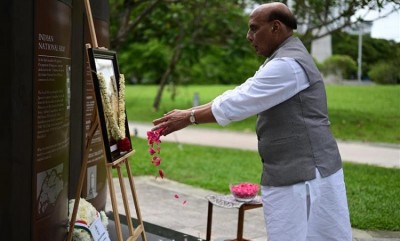 Defense Minister Rajnath Singh's Commemorative Visit to Singapore