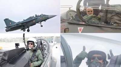 PM Modi takes sortie on Tejas aircraft in Bangalore