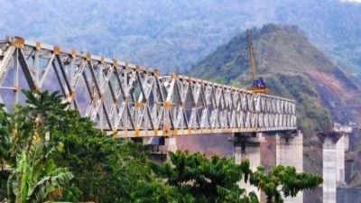 नोनी ब्रिज: मणिपुर में बस पूरा होने वाला है दुनिया का सबसे ऊंचा रेलवे पियर ब्रिज