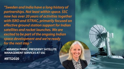 इसरो से साझेदारी करेगी स्वीडन की अंतरिक्ष एजेंसी