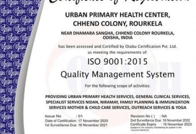 6 Urban Public health Centres to get ISO certification, Odisha