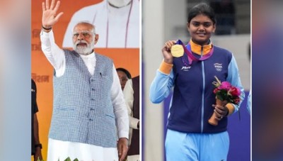 Historic Milestone for India!: PM Modi Extols Indian Contingent's Remarkable Achievement of 100 Medals at Asian Games