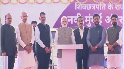 PM Modi inaugurates Navi Mumbai International Airport in Navi Mumbai, says it reflects 