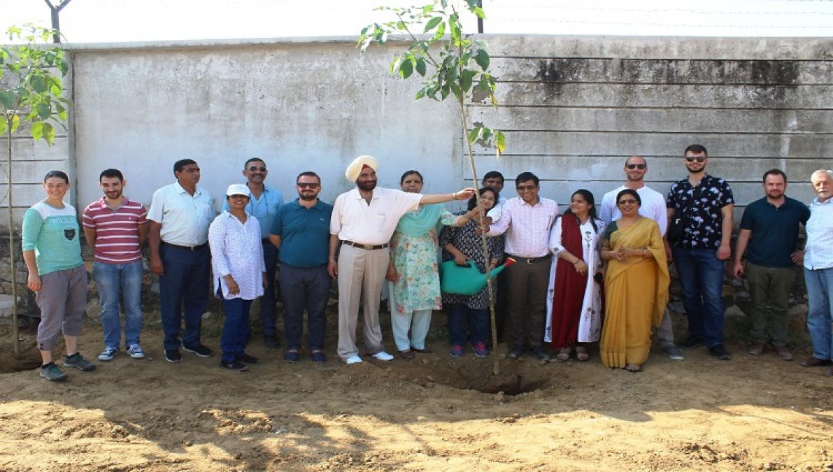 Bhartiya Skill Development University plants over 300 trees in memory of founder Dr. Rajendra Kumar Joshi